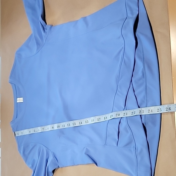 TGP The Gym People Size L Sea Blue Long Sleeve Athletic Top, NEW with Tag - Picture 8 of 15